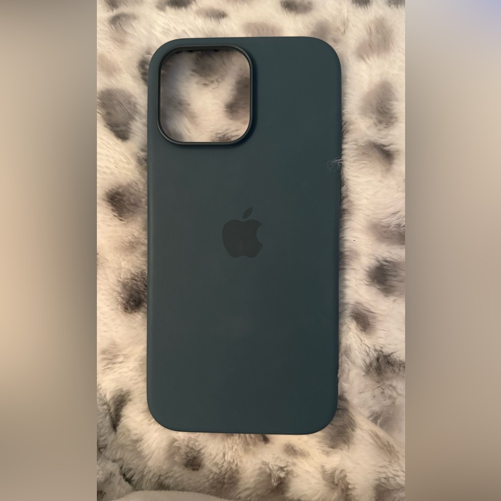 iPhone 16 pro max Lake Green Apple silicone case